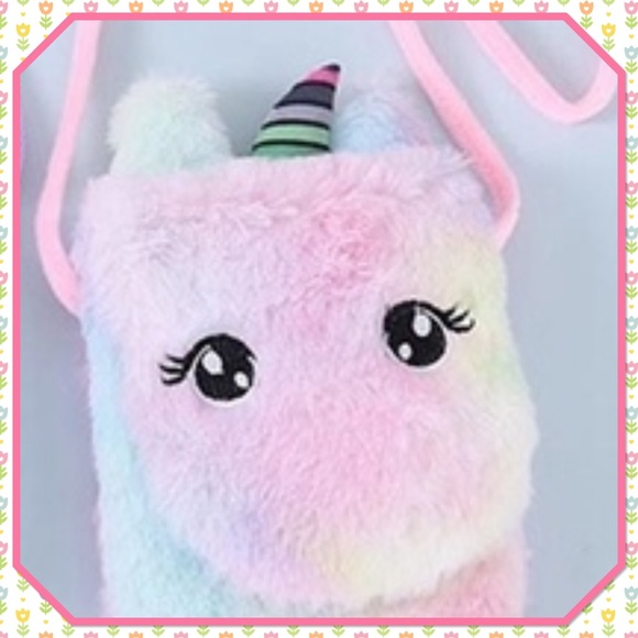 🦄New🦄Unicorn Plush Crossbody Shoulder Bag🦄 - Picture 5 of 8